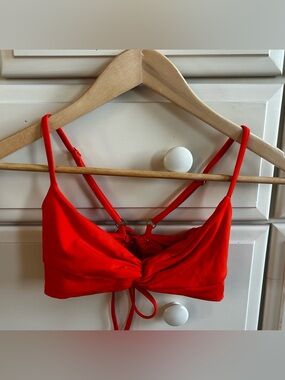 L*space Orange bikini top NWOT size medium